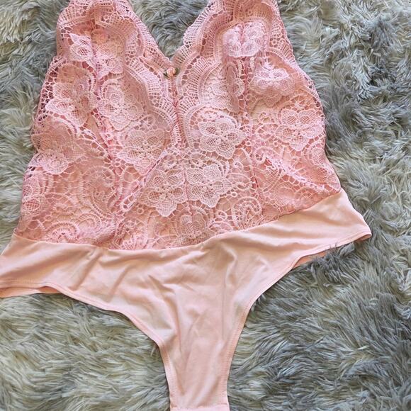 Rue21 pink Bodysuit NWT woman's size XL - Picture 1 of 7